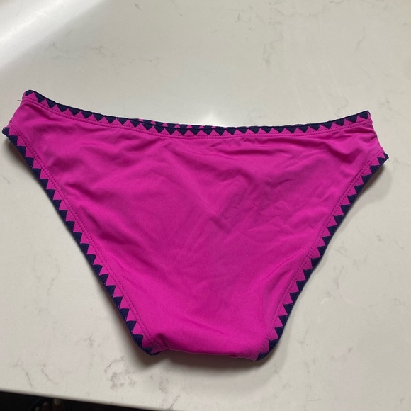 Lucky Brand Shell Stitch Pink Bikini Bottom, Women's Size S - Picture 7 of 11